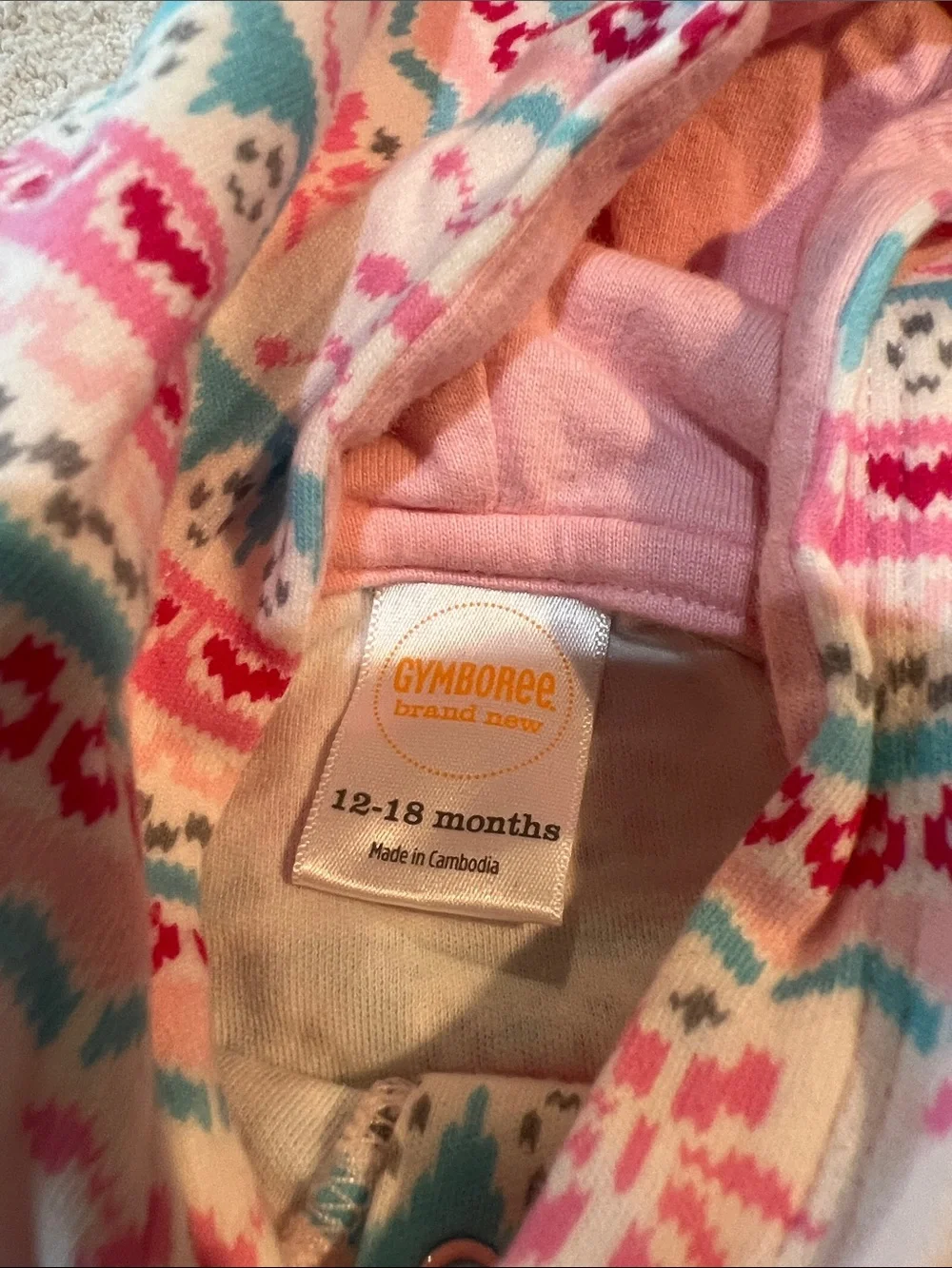 Gymboree Fair Isle Hooded Sweater & Pants Set – 12–18M – Winter 2016